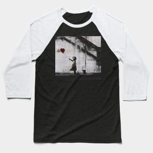 Banksy Girl and Balloon Baseball T-Shirt